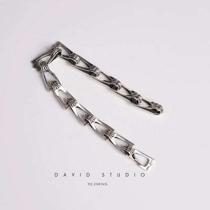 Chrome Hearts Zipper Pattern Bracelet