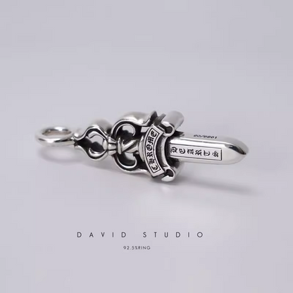 Chrome Hearts Double Dagger Pendant