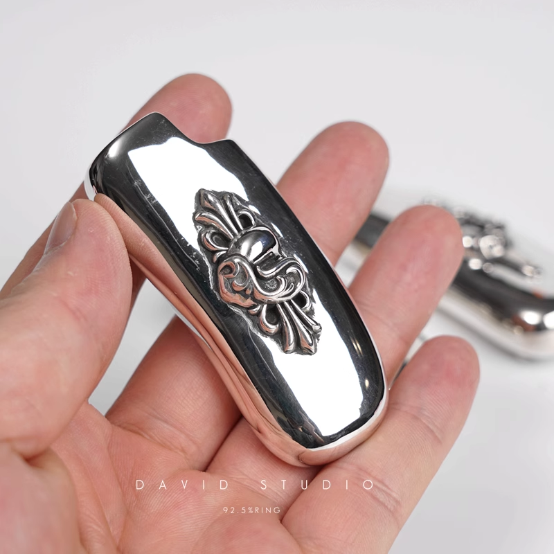 Chrome Hearts Dagger/Heart/Dagger Heart Lighter Case