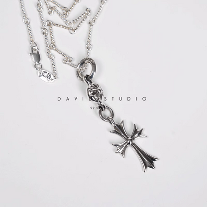 Chrome Hearts Cross Ball Pendant – Twist Chain