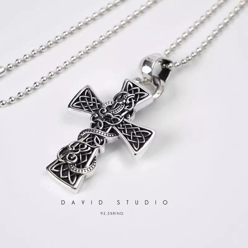 Chrome Hearts Celtic Cross Pendant – Ball Chain