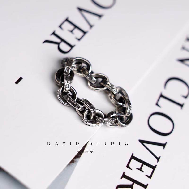 Chrome Hearts Paper Chain Ring