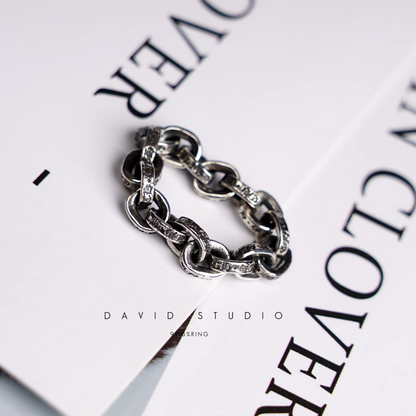 Chrome Hearts Paper Chain Ring