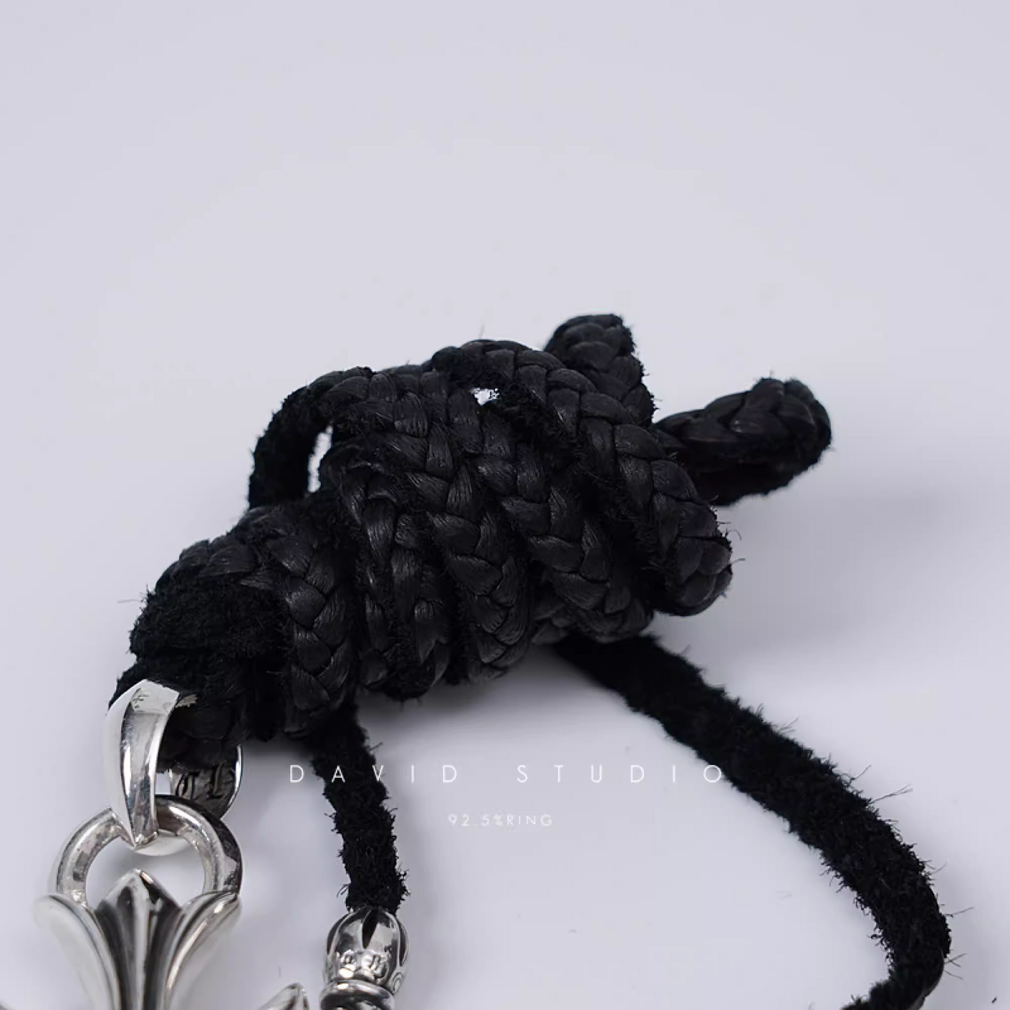 Chrome Hearts Small Cross Pendant With Bail – Leather