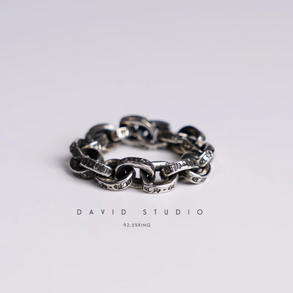 Chrome Hearts Paper Chain Ring