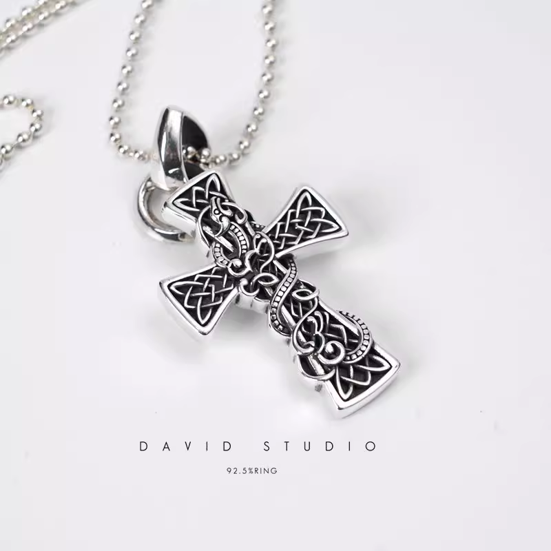 Chrome Hearts Celtic Cross Pendant – Ball Chain