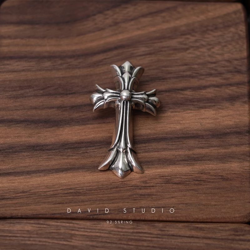 Chrome Hearts Small Double Cross Pendant