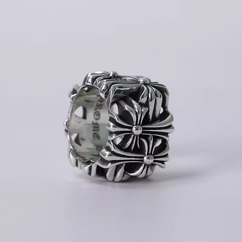 Chrome Hearts Square Cemetery Ring