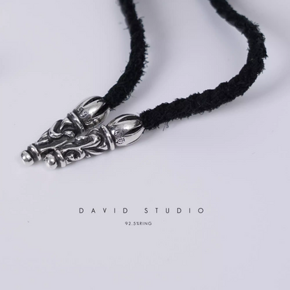 Chrome Hearts Large Foti Skippy Pendant – Leather