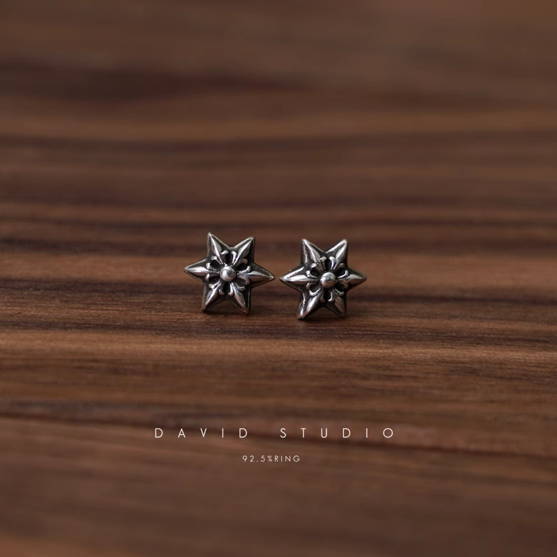 Chrome Hearts Cut Out Star Earring