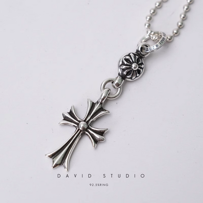 Chrome Hearts Cross Ball Pendant – Ball Chain