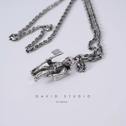 Chrome Hearts Foti Astronaut Pendant – Paper Chain