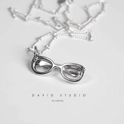 Chrome Hearts Glasses Pendant – Twist Chain