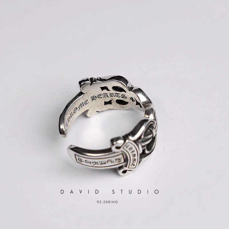 Chrome Hearts Double Dagger Ring