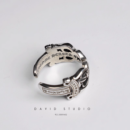 Chrome Hearts Double Dagger Ring