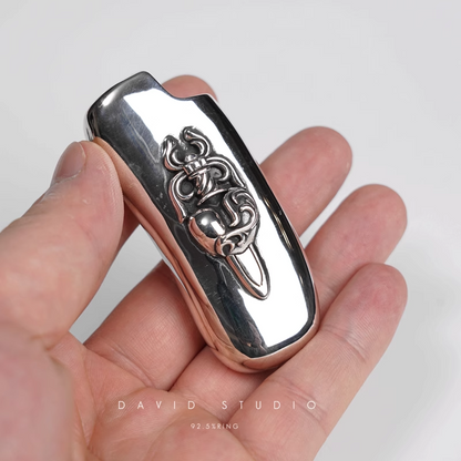 Chrome Hearts Dagger/Heart/Dagger Heart Lighter Case