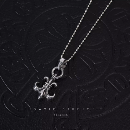 Chrome Hearts BS Fleur Pendant With Bail – Ball Chain