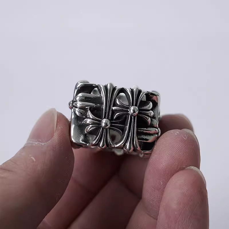 Chrome Hearts Square Cemetery Ring