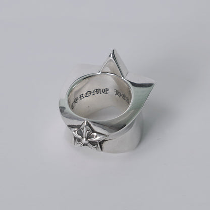 Chrome Hearts Large Star Ring