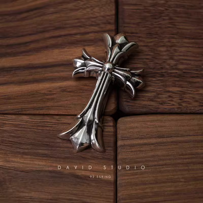 Chrome Hearts Large Double Cross Pendant