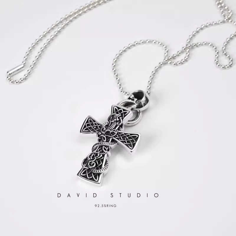 Chrome Hearts Celtic Cross Pendant – Ball Chain