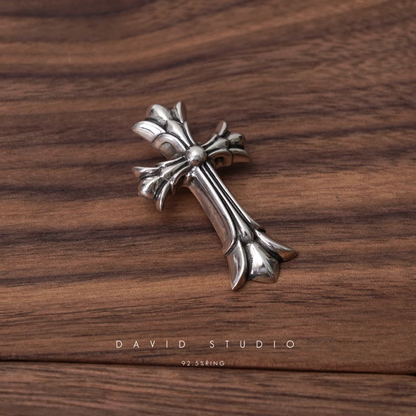 Chrome Hearts Small Double Cross Pendant