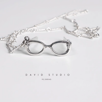 Chrome Hearts Glasses Pendant – Twist Chain