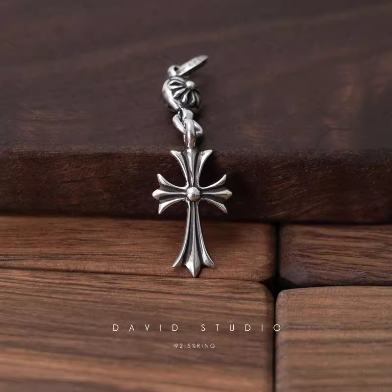 Chrome Hearts TINY CH Cross One Ball Charm