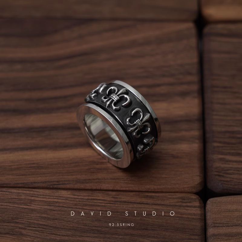 Chrome Hearts BS Fleur Spinner Ring