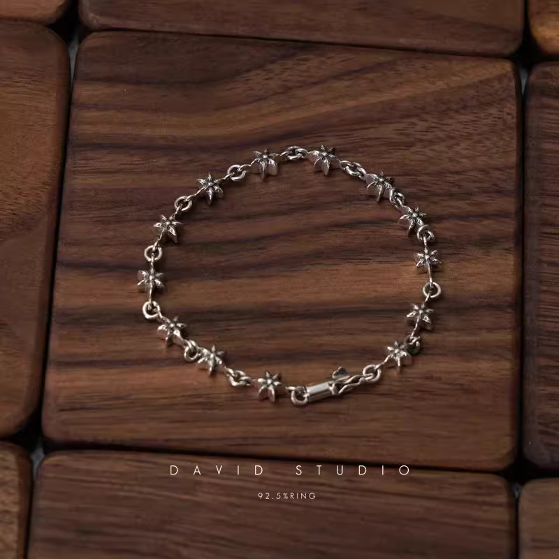 Chrome Hearts TINY 6 Sided Star Bracelet