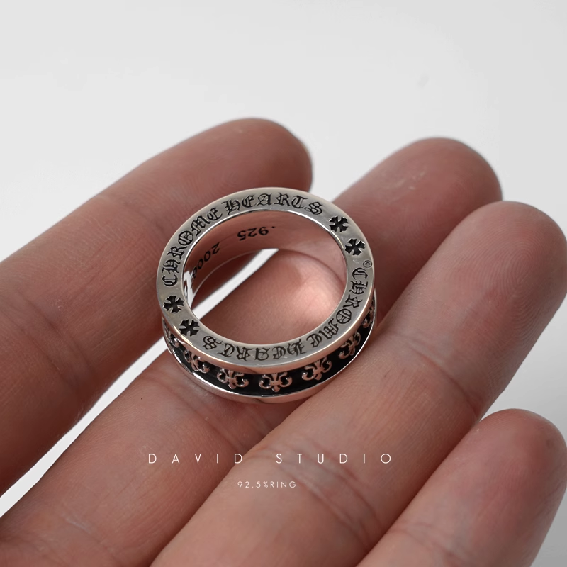 Chrome Hearts Small BS Fleur Ring