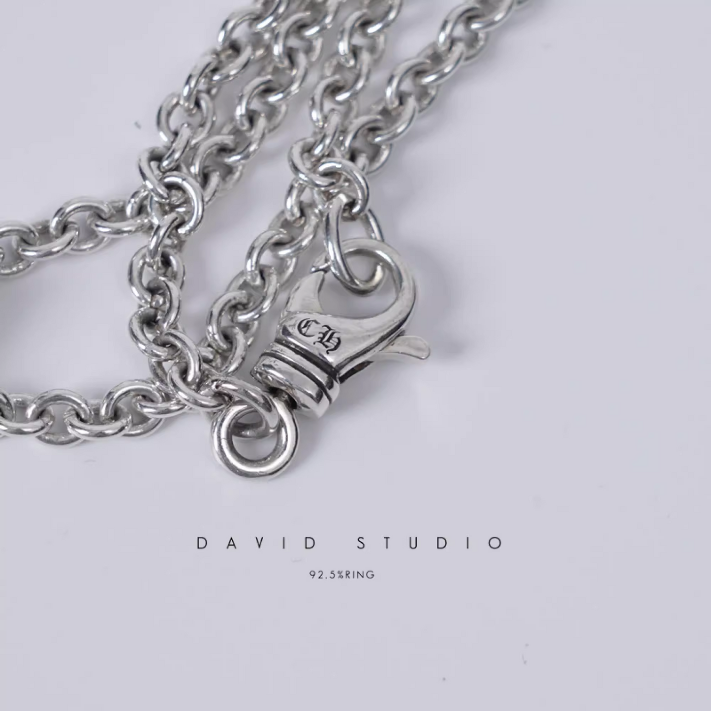 Chrome Hearts XS Filigree Cross Pendant With Bail – Roll Chain