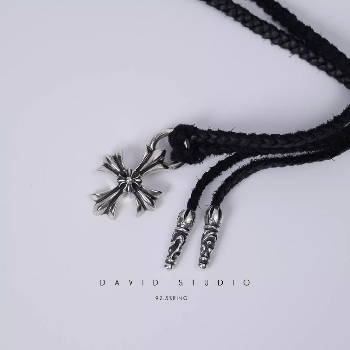 Chrome Hearts Double Plus Charm – Leather