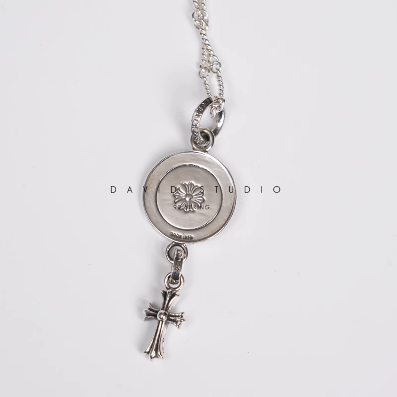 Chrome Hearts Angel Medallion Baby Cross Charm – Twist Chain