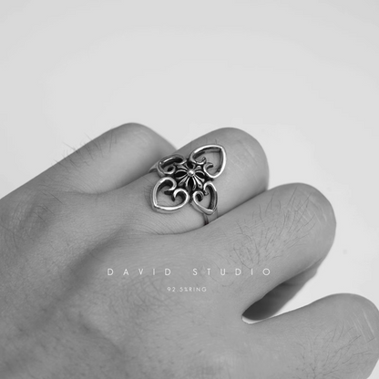 Chrome Hearts CH Plus Heart Ring