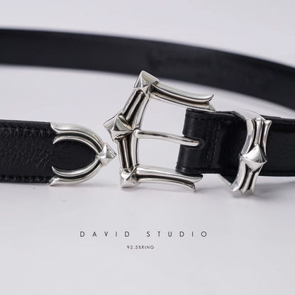 Chrome Hearts Gem Buckle Cowhide Belt