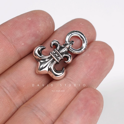 Chrome Hearts BS Fleur Charm With Diamond