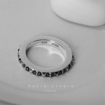 Chrome Hearts True Fucking Punk Ring