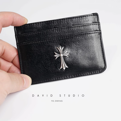 Chrome Hearts Cross Card Holder