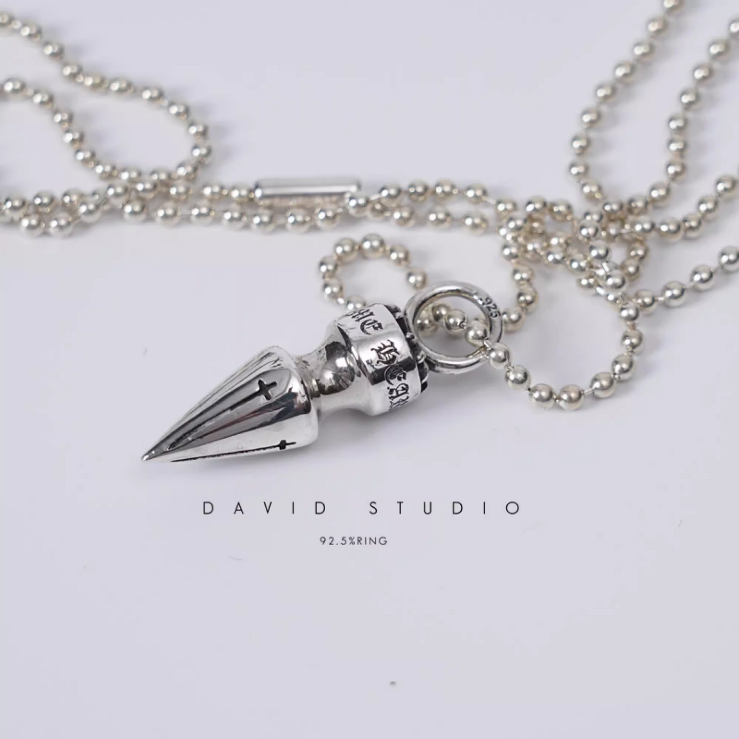 Chrome Hearts Spike Pendant – Ball Chain