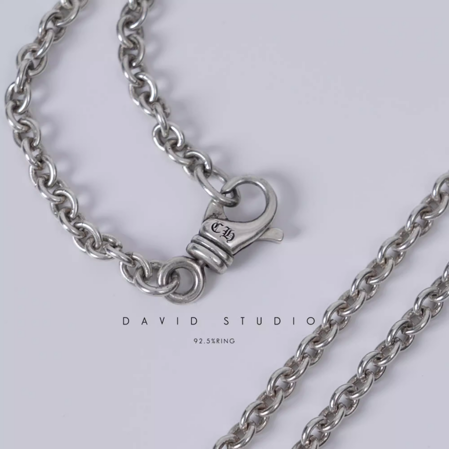 Chrome Hearts XS Filigree Cross Pendant With Bail – Roll Chain