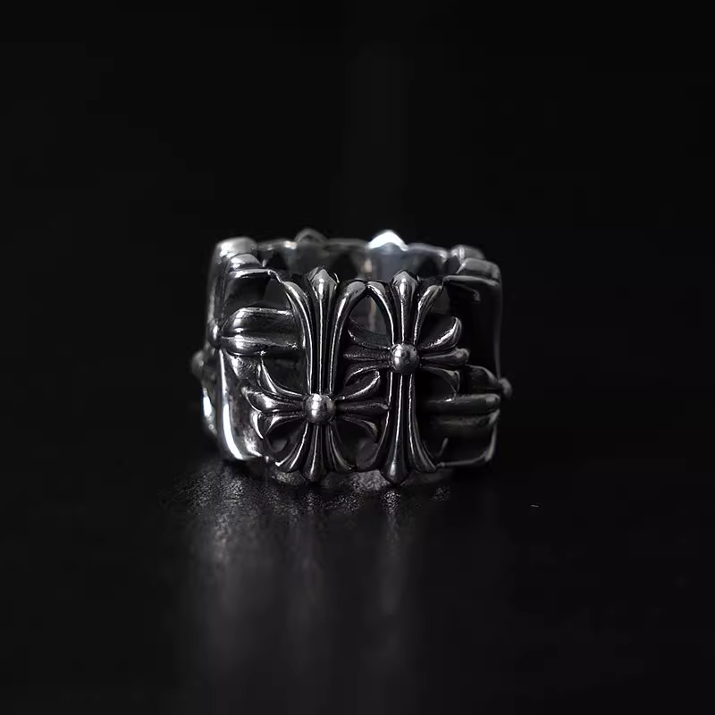 Chrome Hearts Square Cemetery Ring