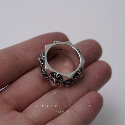 Chrome Hearts CH Plus Pentagon Ring