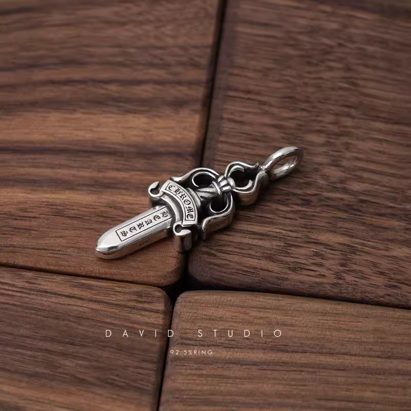 Chrome Hearts Double Dagger Pendant