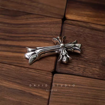 Chrome Hearts Large Double Cross Pendant