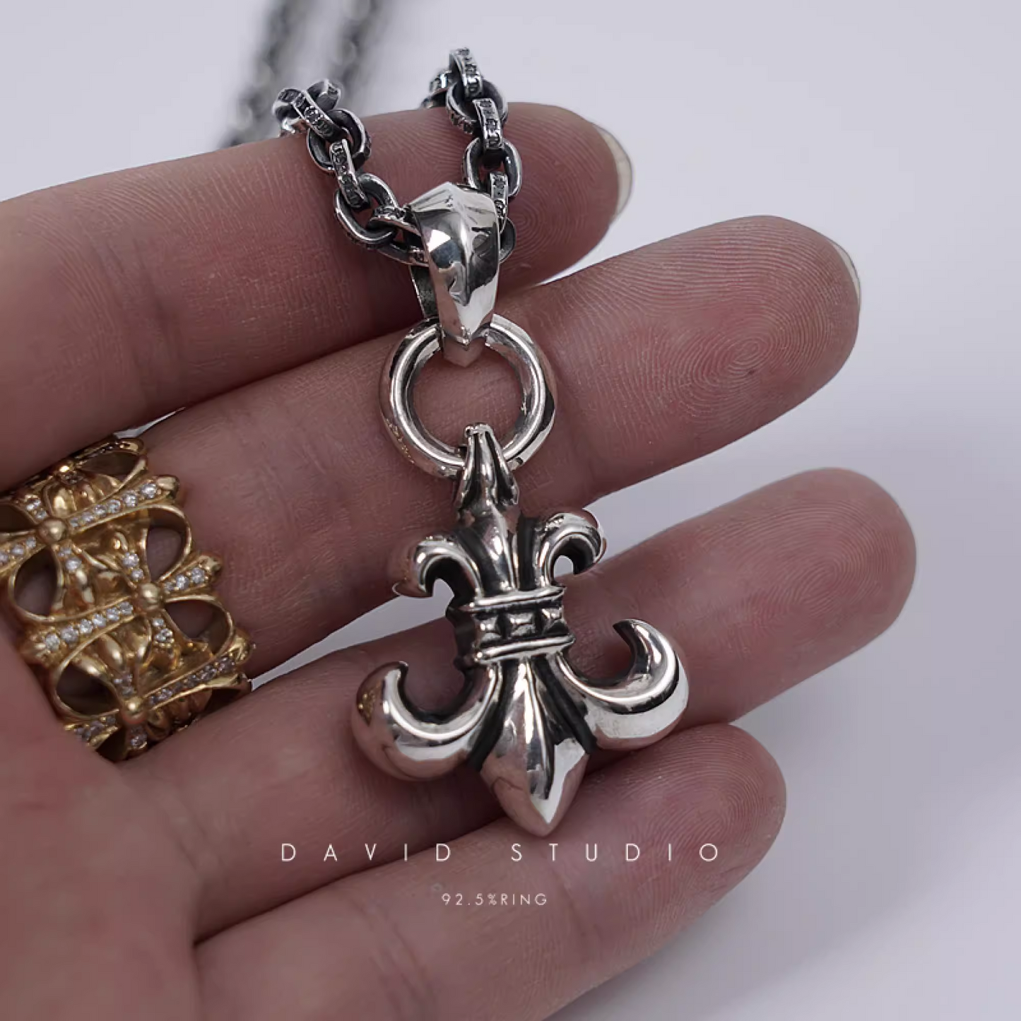 Chrome Hearts BS Fleur Pendant With Bail – Paper Chain