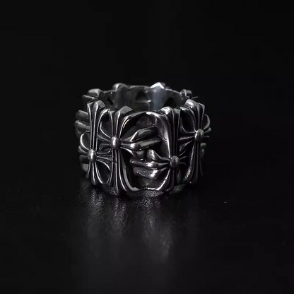 Chrome Hearts Square Cemetery Ring