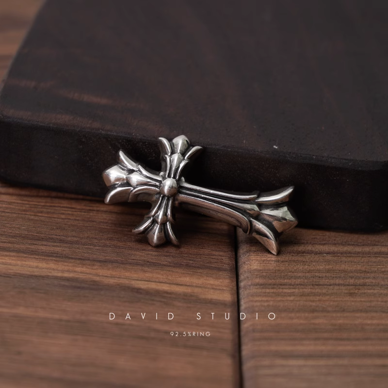 Chrome Hearts Small Double Cross Pendant