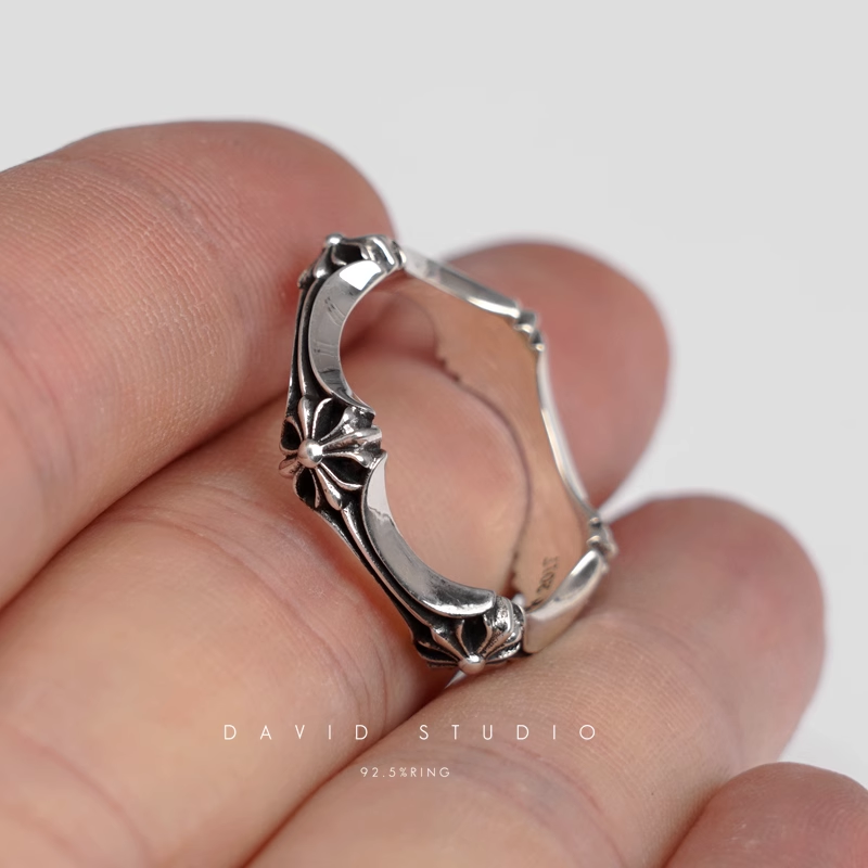 Chrome Hearts CH Plus & Bone Ring