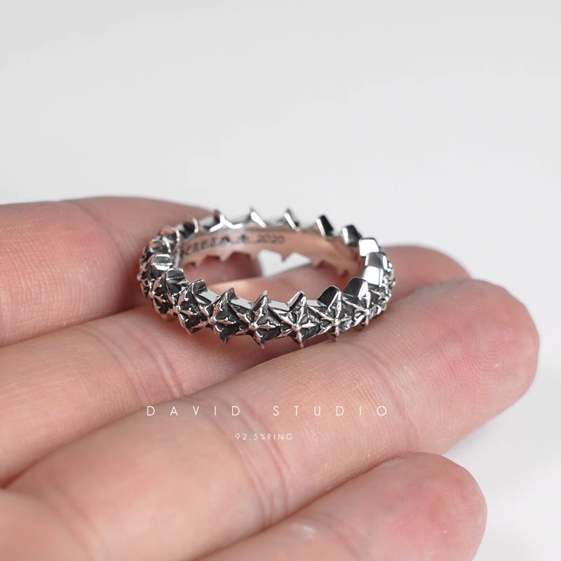 Chrome Hearts 5 Sided Star Loop Ring